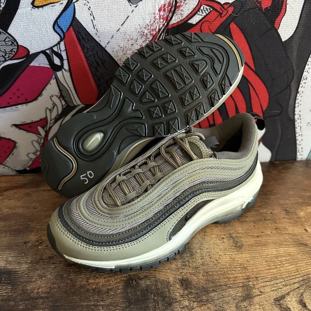 Size 5 - Nike Air Max 97 Neutral Olive Brown DO1164-200 BRAND NEW NO BOX